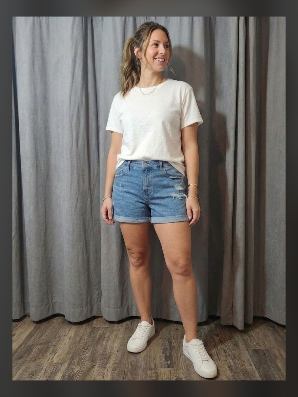 Old Navy Light Blue Denim Jean Shorts